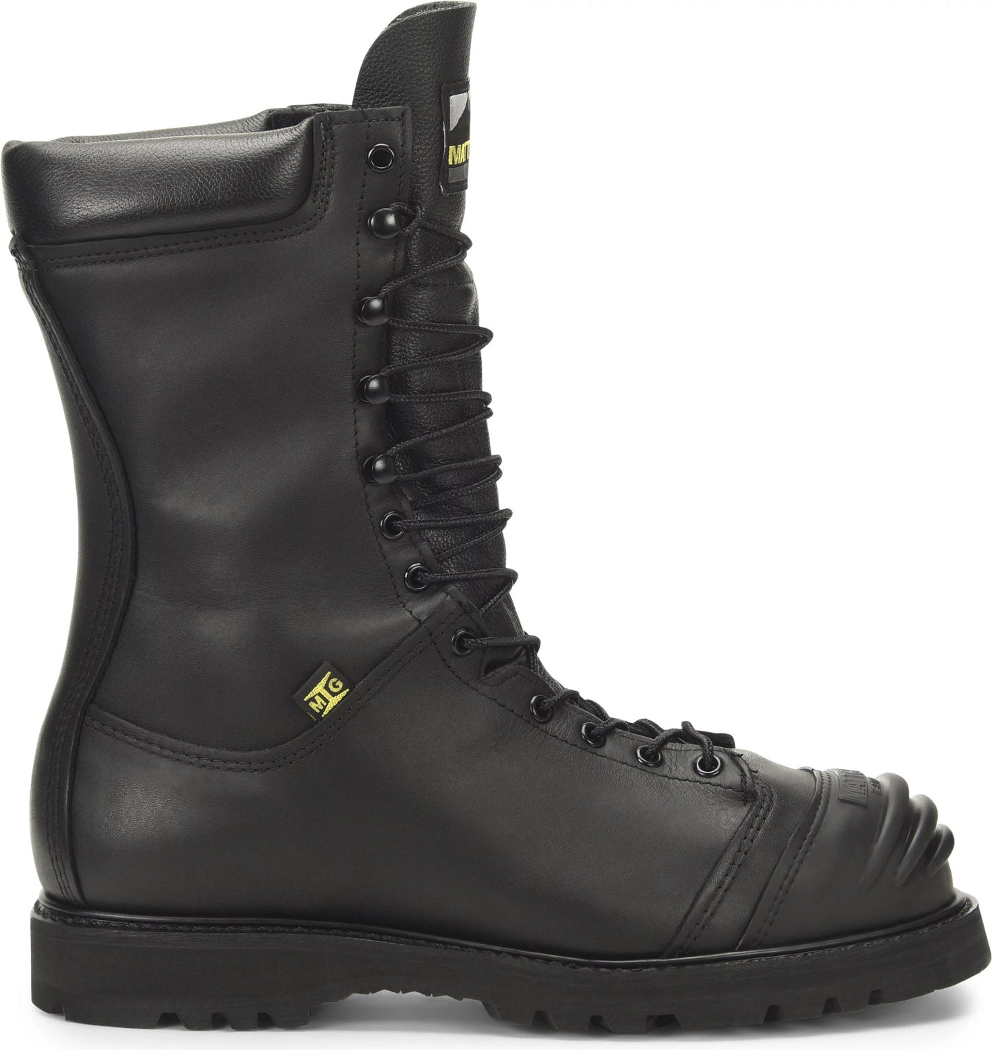 Carolina Boot Matterhorn Banksman 10" Met Guard Steel Toe Waterproof Work Boot Black