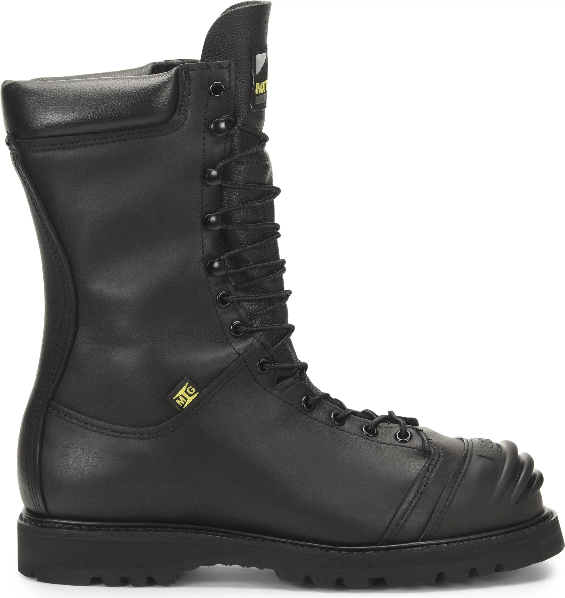 Carolina Boot Matterhorn Banksman 10" Met Guard Steel Toe Waterproof Work Boot Black