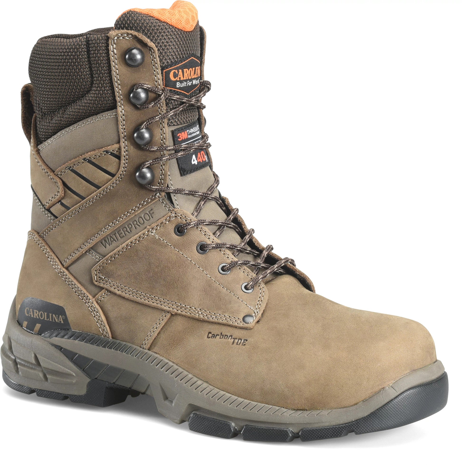 Carolina Boot Duke 8" Carbon Composite Toe Insulated Waterproof Work Boot Dark Brown