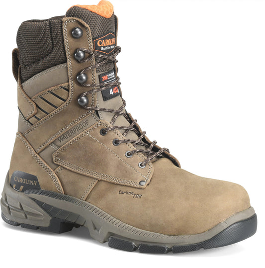 Carolina Boot Duke 8" Carbon Composite Toe Insulated Waterproof Work Boot Dark Brown