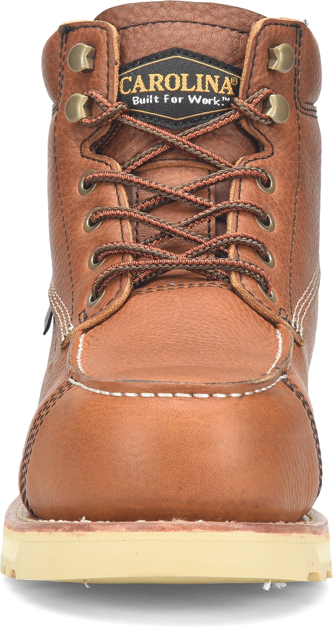Carolina Boot Staple Gun 6" Soft Toe Wedge Work Boot Tan