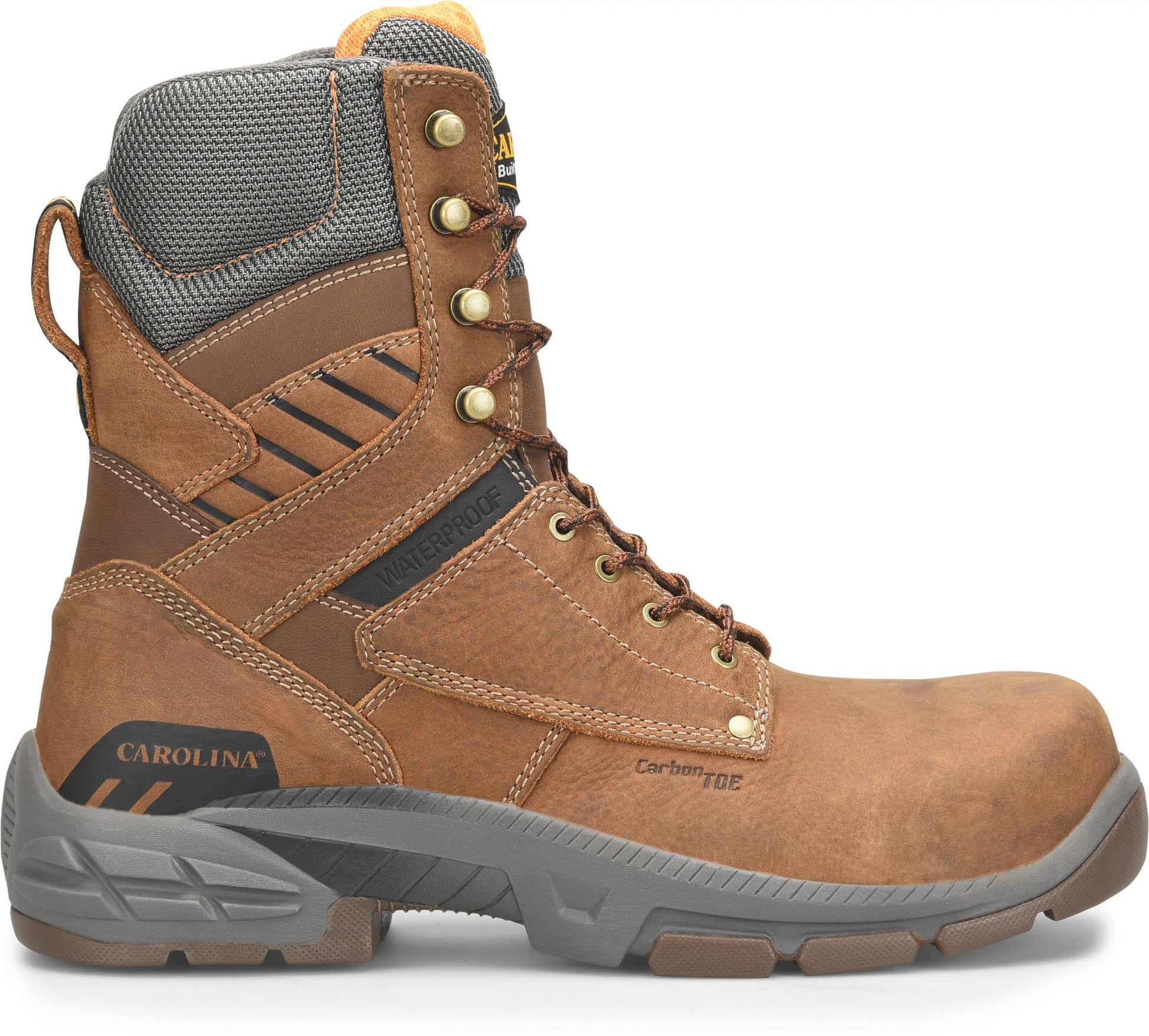 Carolina Boot Bruno Hi 8" Carbon Composite Toe Waterproof Work Boot Dark Brown