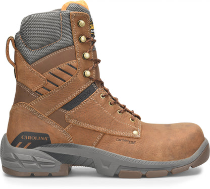 Carolina Boot Bruno Hi 8" Carbon Composite Toe Waterproof Work Boot Dark Brown