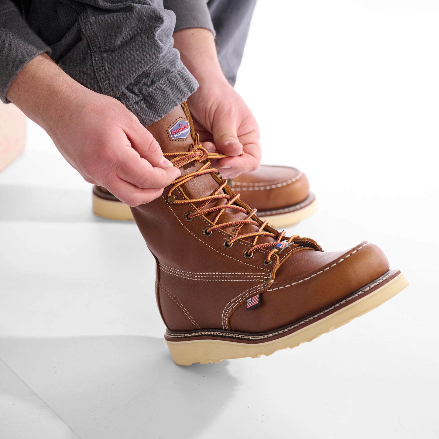 Carolina Boot Amp 8" Steel Toe Tan