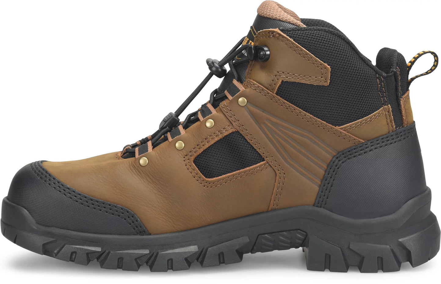 Carolina Boot Gruntz 5" Ez-On Steel Toe Hiker Dark Brown