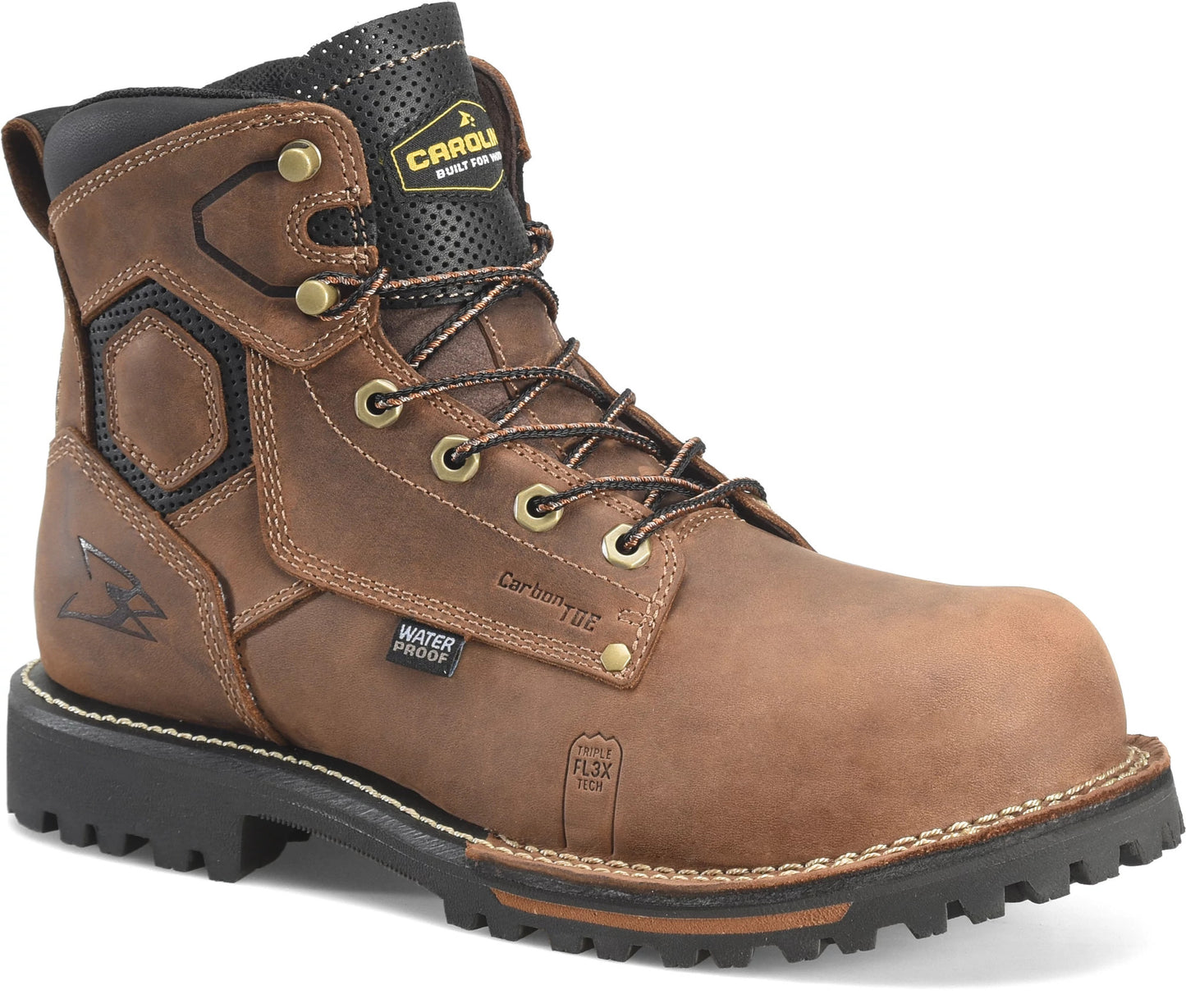 Carolina Boot Pitstop 6" Carbon Comp Toe Dark Brown