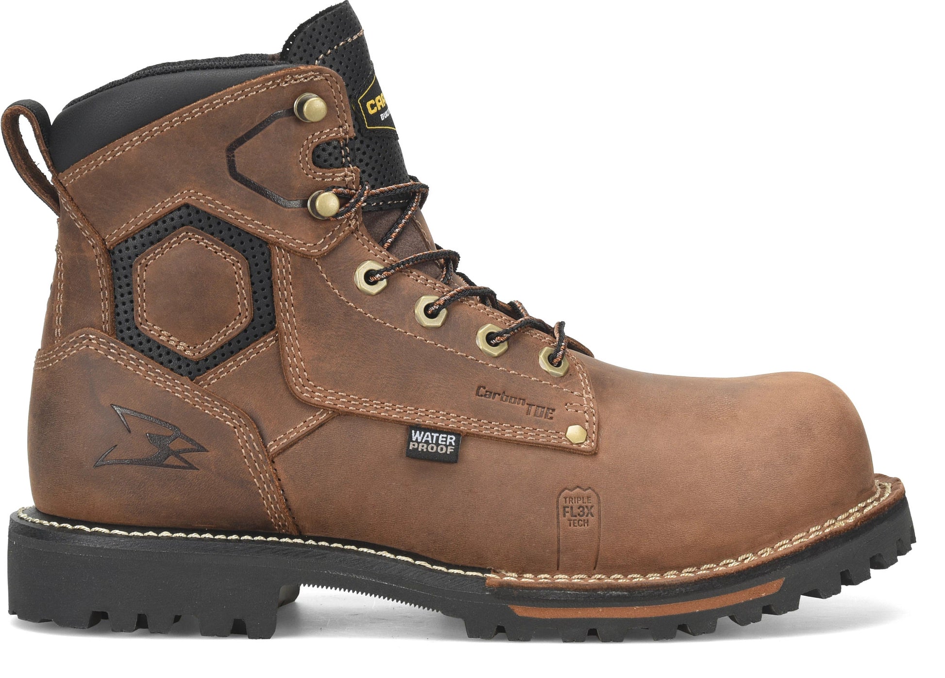 Carolina Boot Pitstop 6" Carbon Comp Toe Dark Brown
