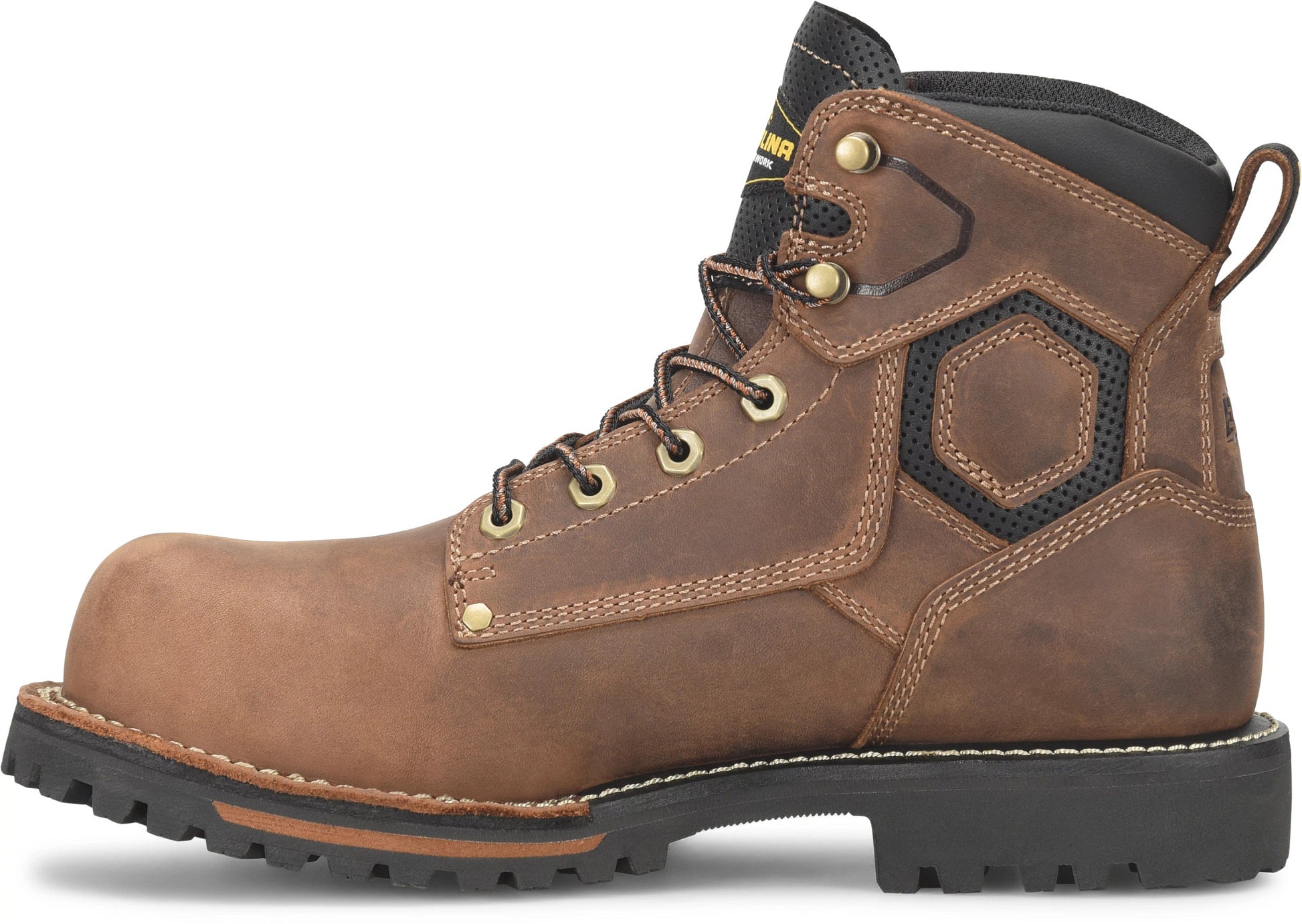 Carolina Boot Pitstop 6" Carbon Comp Toe Dark Brown