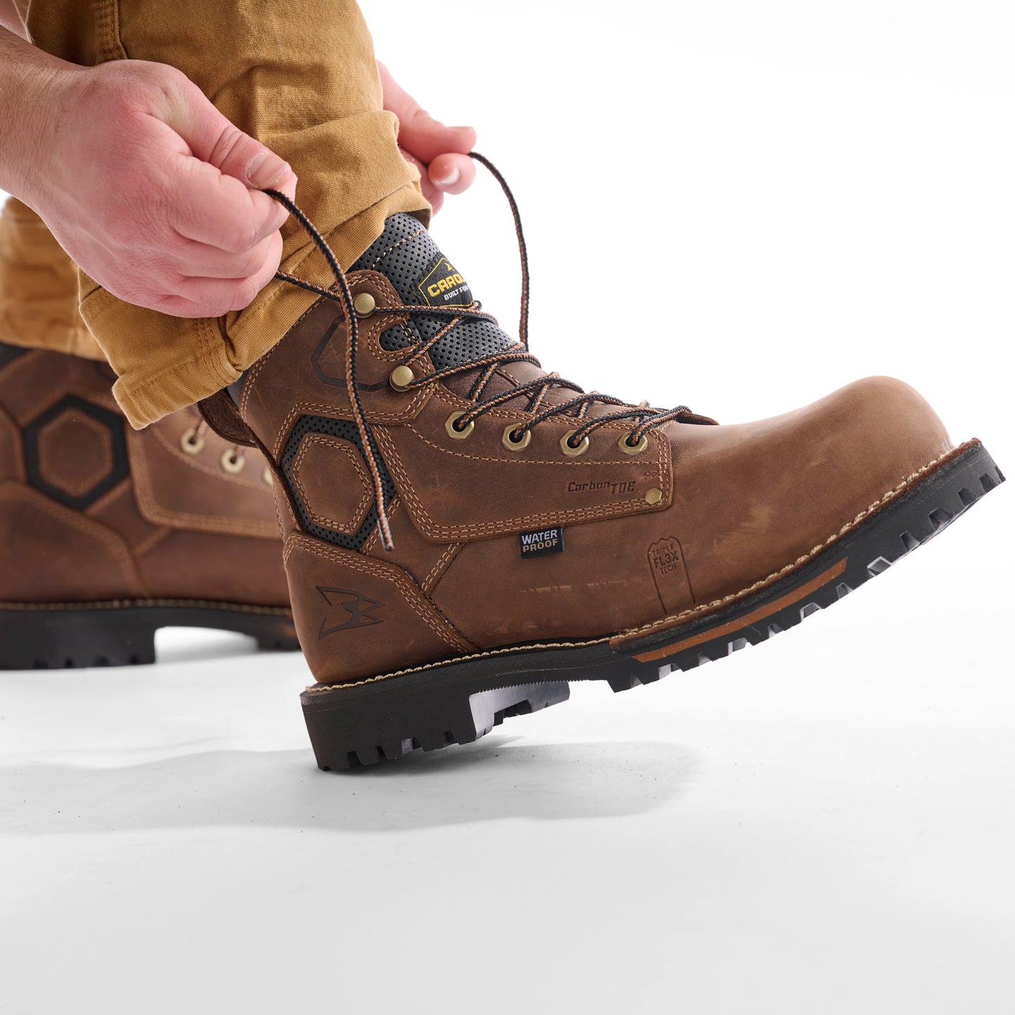 Carolina Boot Pitstop 6" Carbon Comp Toe Dark Brown