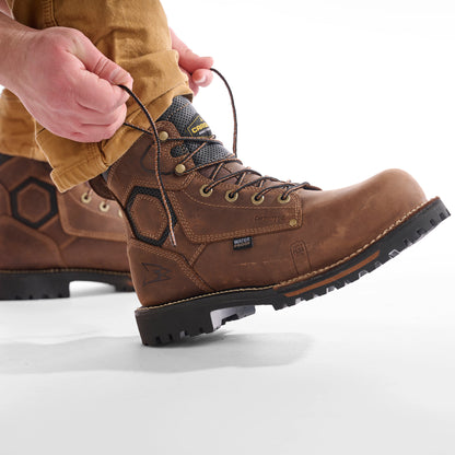 Carolina Boot Pitstop 6" Carbon Comp Toe Dark Brown