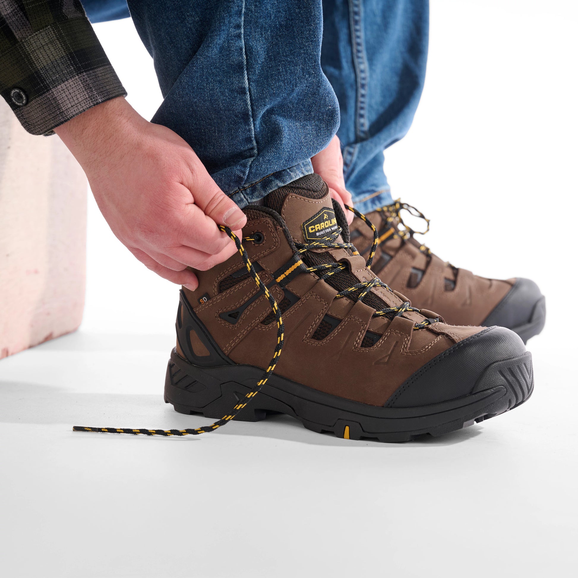 Carolina Boot Quadricep Comp Toe Dark Brown