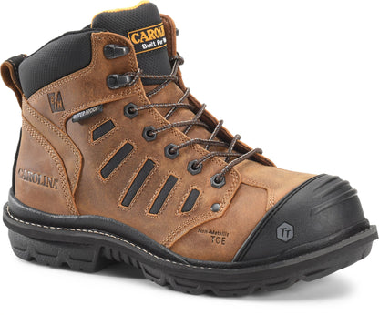 Carolina Boot Kauri 6" Composite Toe Waterproof Work Boot Dark Brown