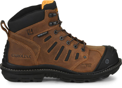 Carolina Boot Kauri 6" Composite Toe Waterproof Work Boot Dark Brown