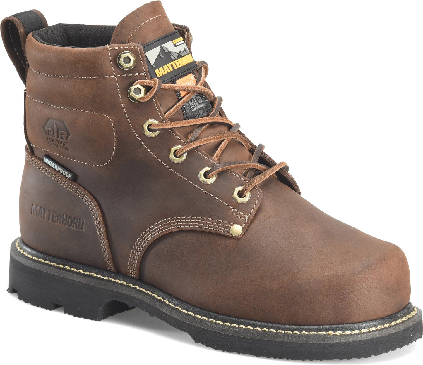 Carolina Boot Int Lo Steel Toe Waterproof D3o Internal Met Guard Dark Brown