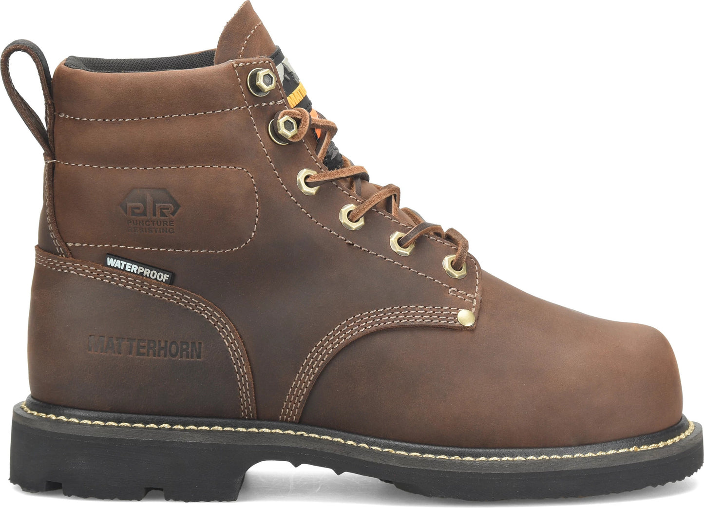 Carolina Boot Int Lo Steel Toe Waterproof D3o Internal Met Guard Dark Brown