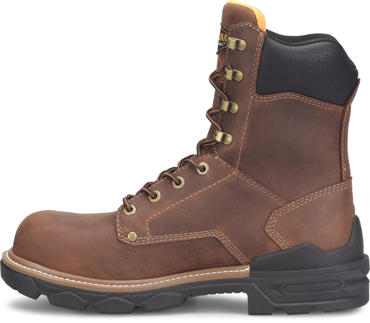 Carolina Boot Cardinal 8" Comp Toe Medium Brown
