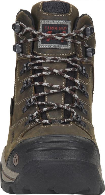 Carolina Boot Flagstone 6" Carbon Composite Toe Waterproof Hiker Brown With Grey