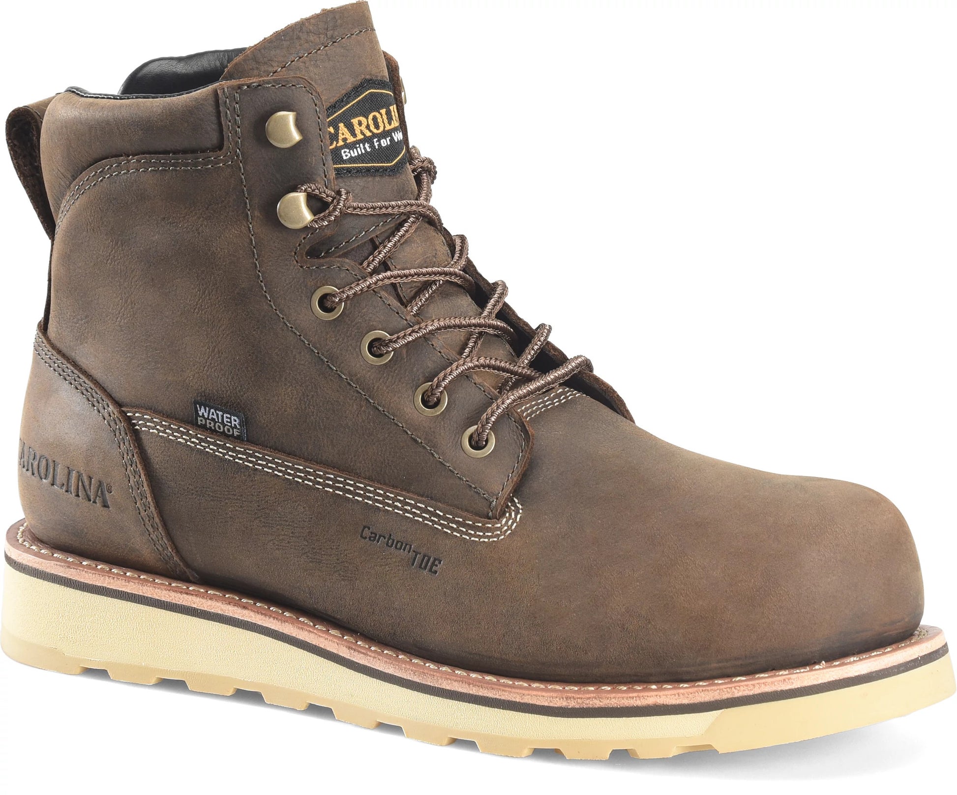 Carolina Boot Staple Gun Carbon Comp Toe Dark Brown