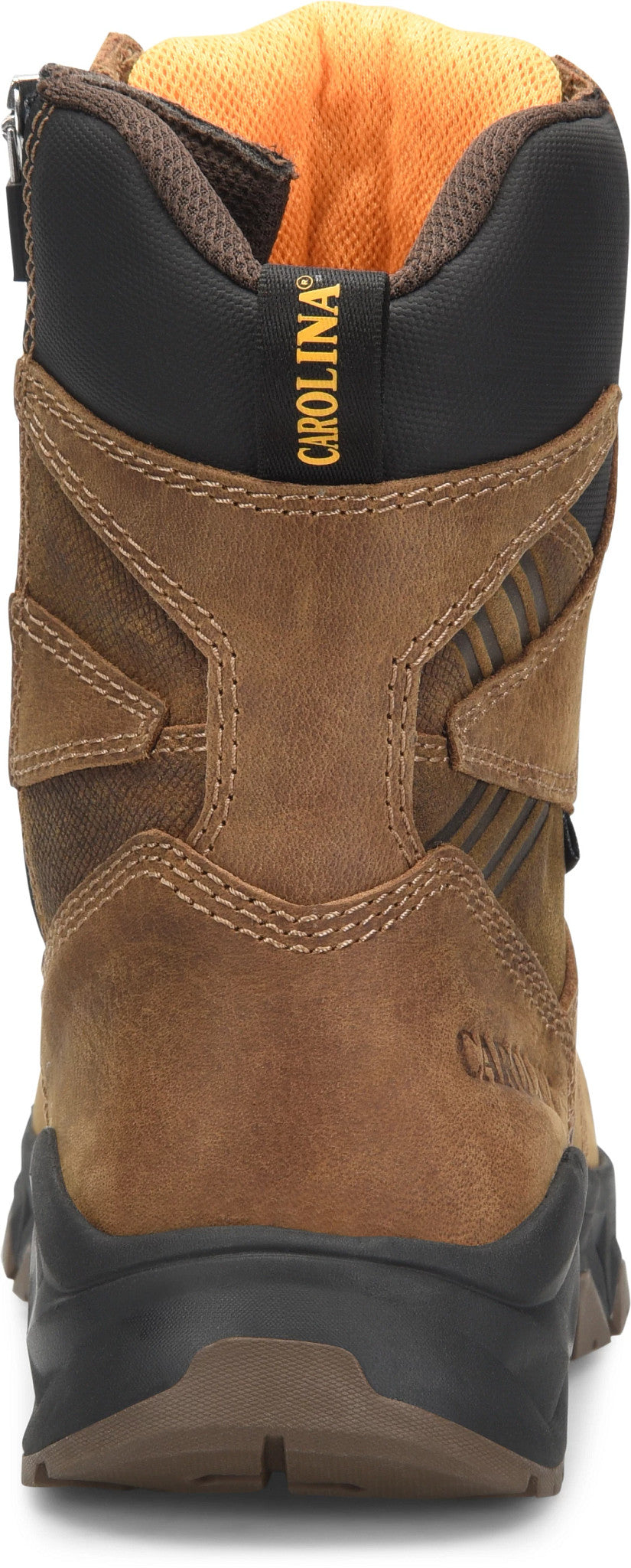 Carolina Boot Subframe 8" Comp Toe Side Zip Dark Brown