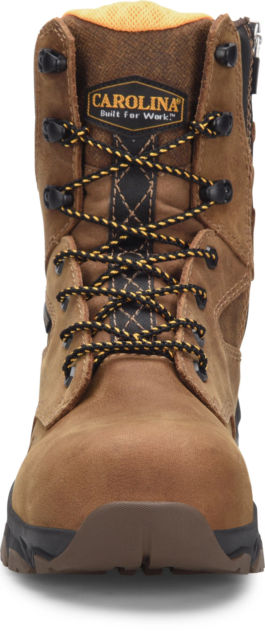 Carolina Boot Subframe 8" Comp Toe Side Zip Dark Brown