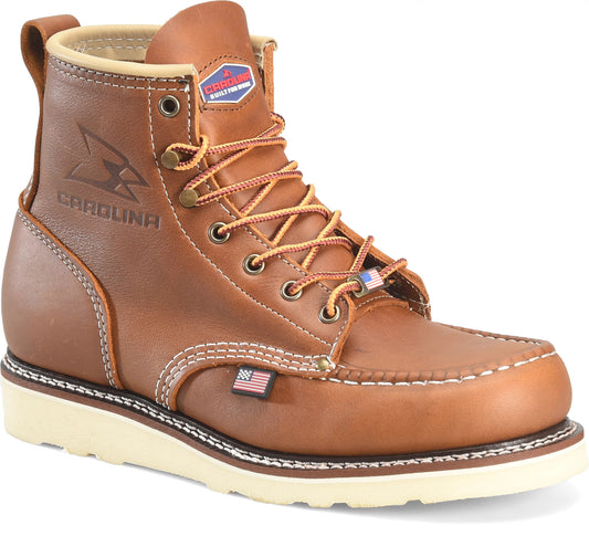 Carolina Boot Amp 6" Soft Toe Brown