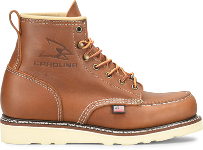 Carolina Boot Amp 6" Soft Toe Brown