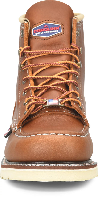 Carolina Boot Amp 6" Soft Toe Brown