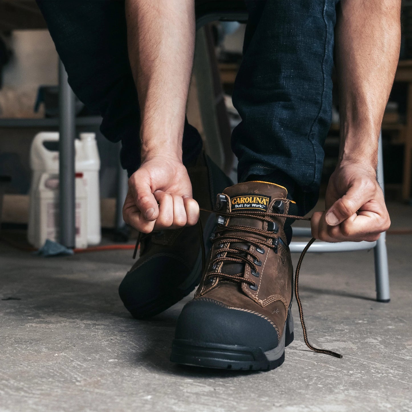 Carolina Boot Bruno 6" Sd Carbon Comp Toe Waterproof Work Boot Dark Brown