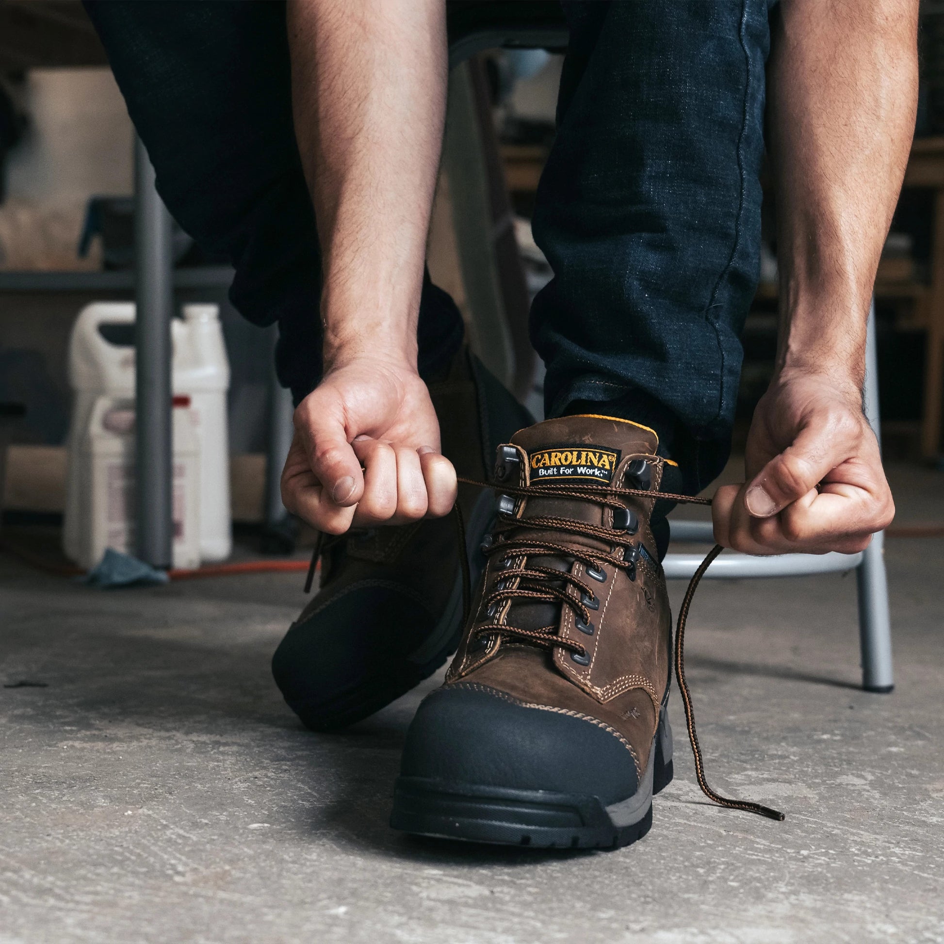 Carolina Boot Bruno 6" Sd Carbon Comp Toe Waterproof Work Boot Dark Brown