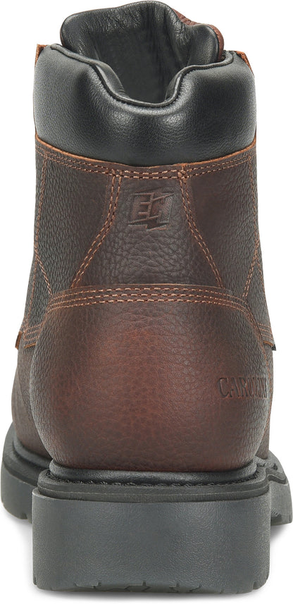 Carolina Boot Dice Men’s 6” Waterproof Work Boot Dark Brown