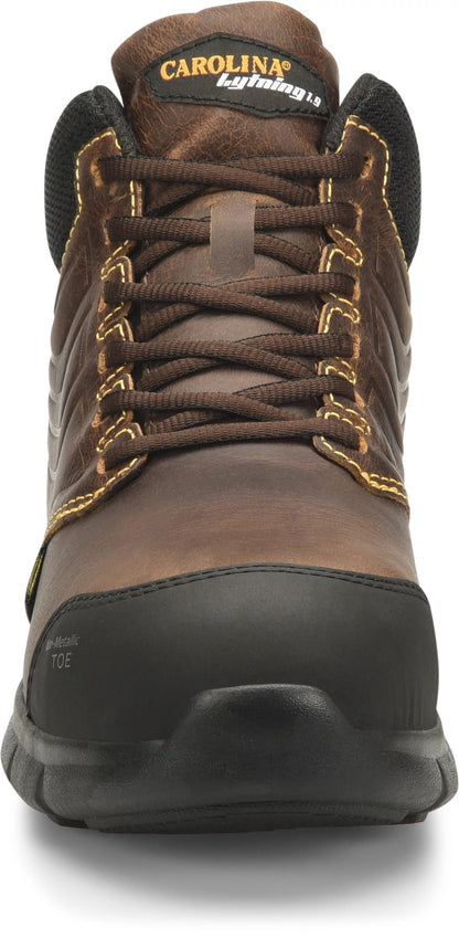Carolina Boot Lytning Met Guard Composite Toe Work Shoe Brown