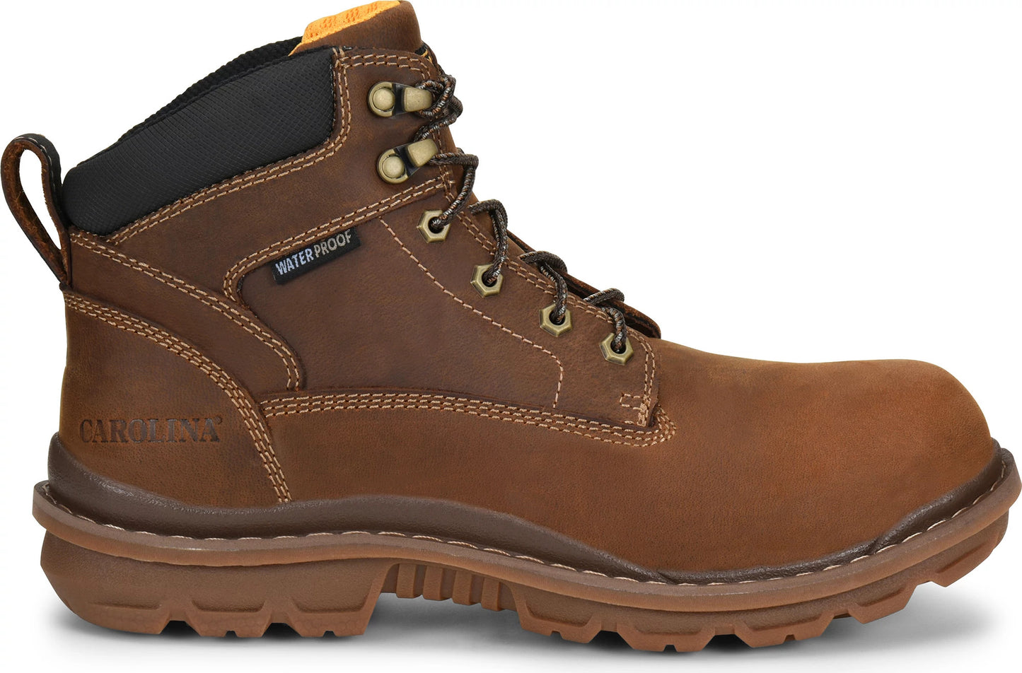 Carolina Boot Dormite 6" Soft Toe Waterproof Work Boot Brown