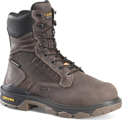 Carolina Boot Cardinal 8" Internal Met Guard Comp Toe Dark Brown