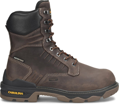 Carolina Boot Cardinal 8" Internal Met Guard Comp Toe Dark Brown