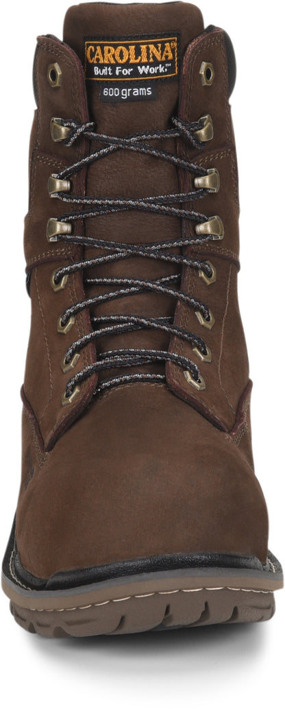 Carolina Boot Dormite 8" Composite Toe Insulated Waterproof Work Boot Brown