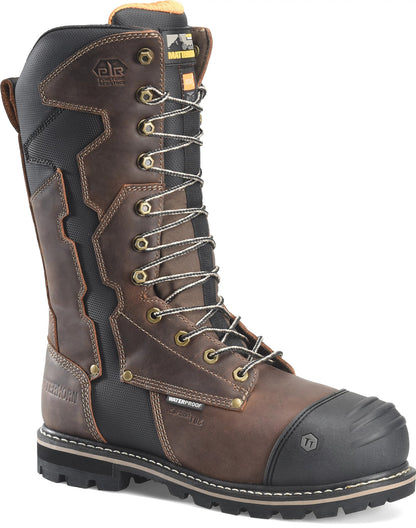 Carolina Boot Matterhorn I-Beam 12" Carbon Composite Toe Internal Met Guard Dark Brown
