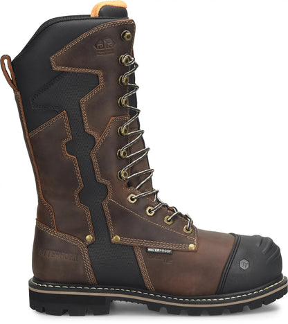 Carolina Boot Matterhorn I-Beam 12" Carbon Composite Toe Internal Met Guard Dark Brown