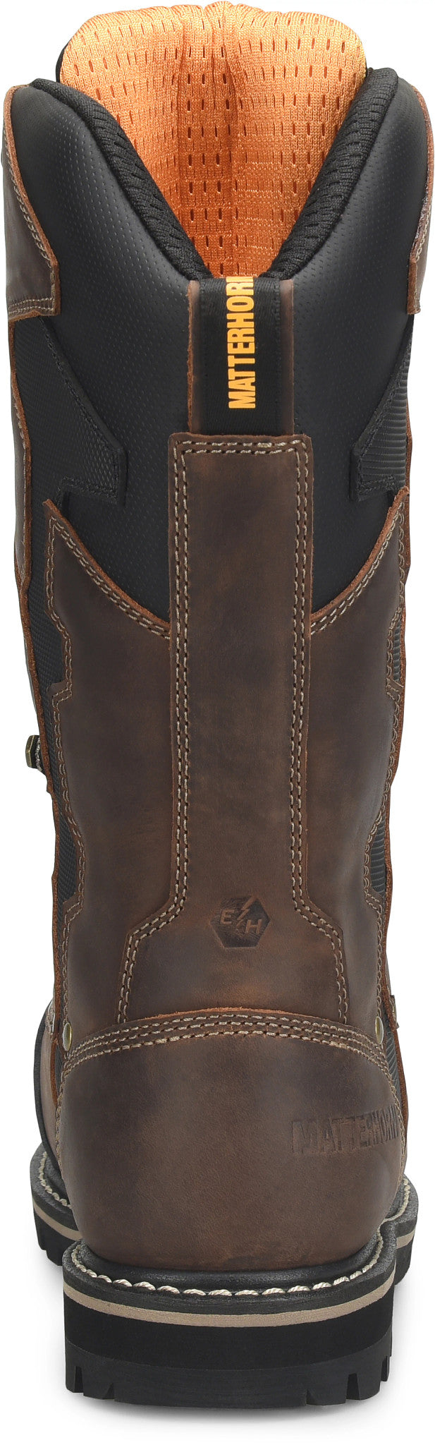 Carolina Boot Matterhorn I-Beam 12" Carbon Composite Toe Internal Met Guard Dark Brown
