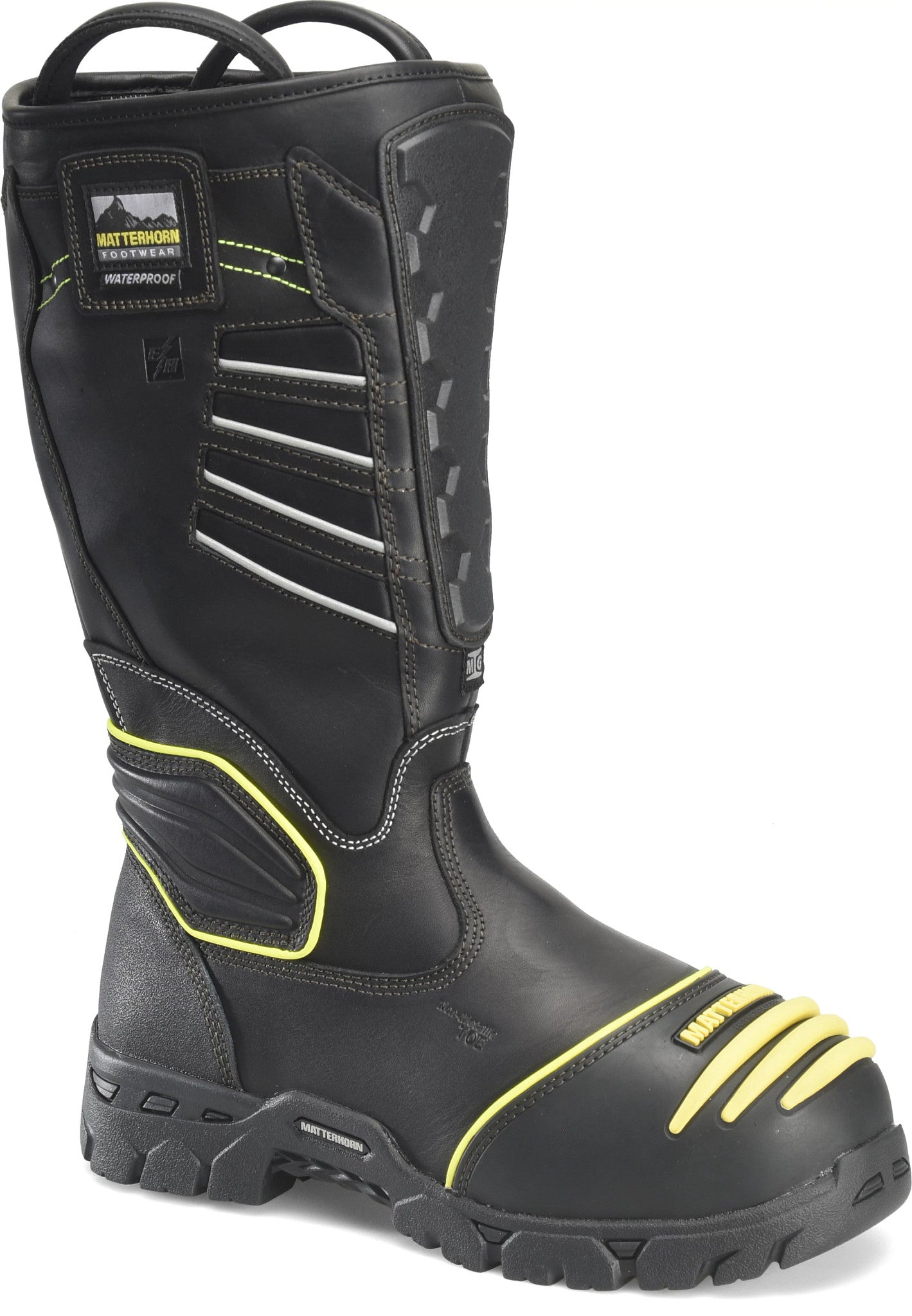 Carolina Boot Matterhorn Muckmen Internal 15" Met Guard Composite Toe Work Boot Black