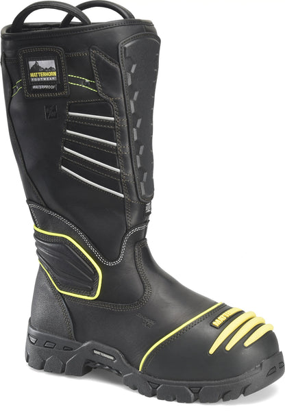 Carolina Boot Matterhorn Muckmen Internal 15" Met Guard Composite Toe Work Boot Black