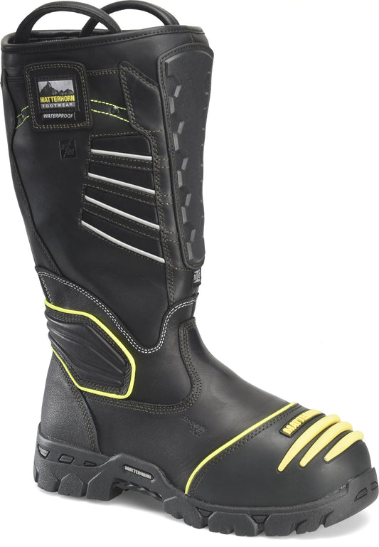 Carolina Boot Matterhorn Muckmen Internal 15" Met Guard Composite Toe Work Boot Black