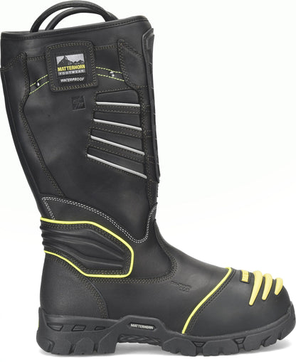 Carolina Boot Matterhorn Muckmen Internal 15" Met Guard Composite Toe Work Boot Black