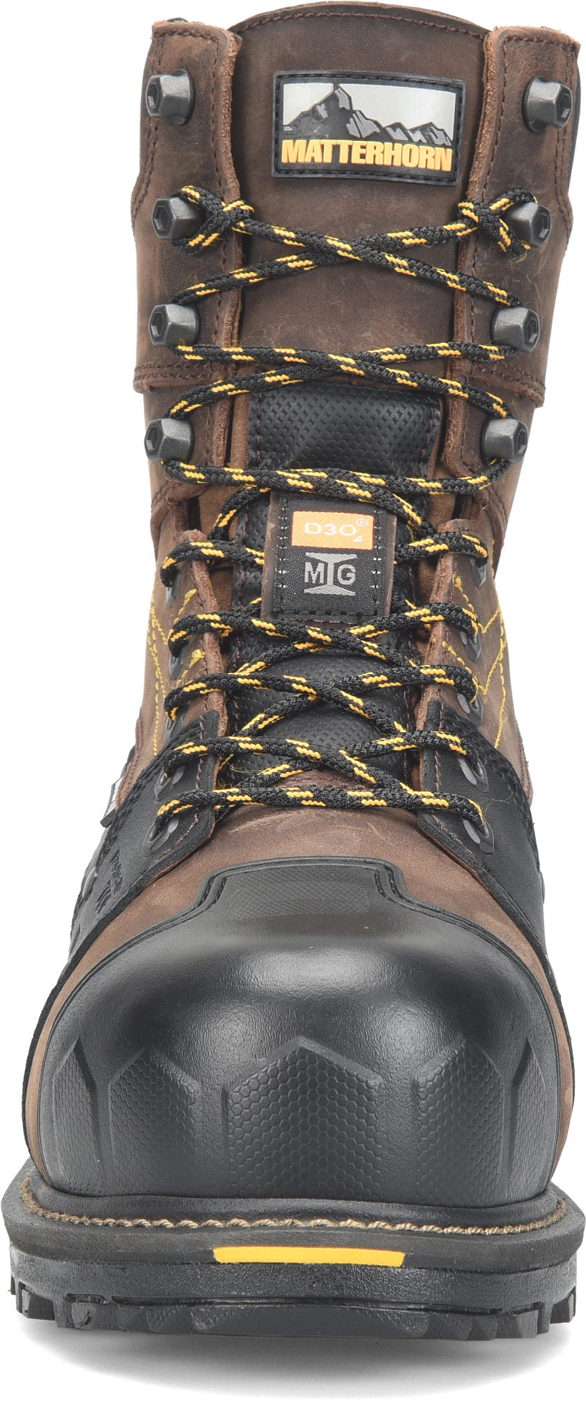 Carolina Boot Matterhorn Maximus 2.0 8" Met Guard Composite Toe Waterproof Work Boot Brown