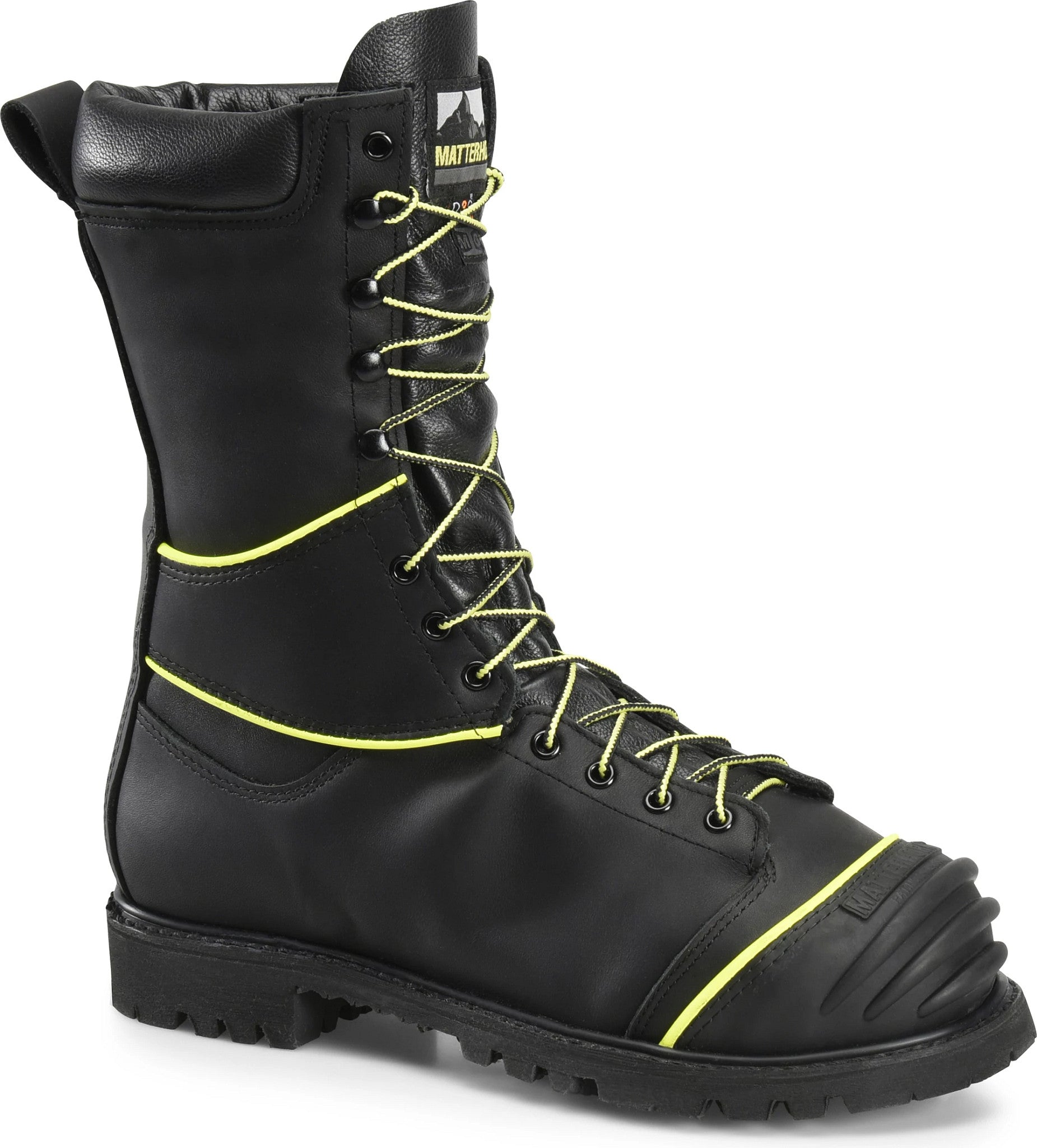 Carolina Boot Matterhorn Klondike 10" Met Guard Steel Toe Insulated Work Boot Black