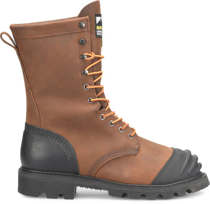 Carolina Boot Matterhorn Copper Internal 10" Met Guard Steel Toe Dark Brown