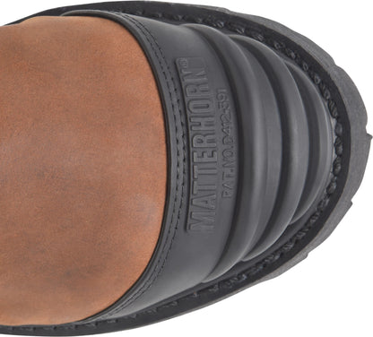 Carolina Boot Matterhorn Copper Internal 10" Met Guard Steel Toe Dark Brown