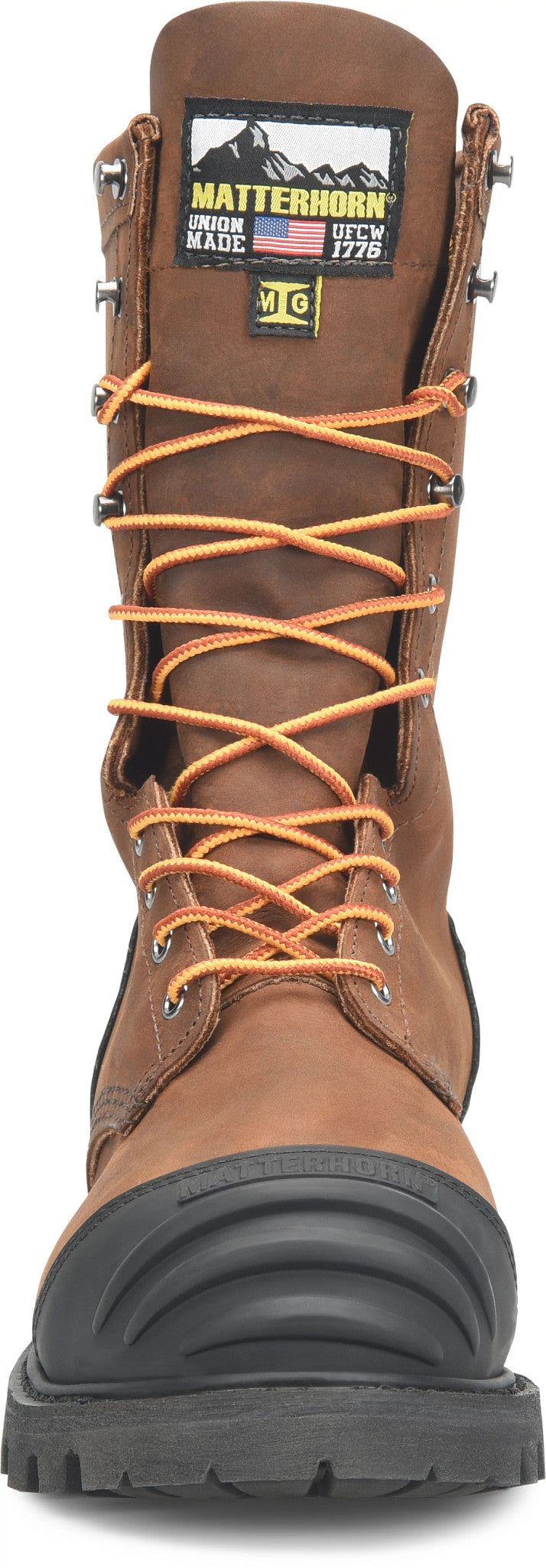 Carolina Boot Matterhorn Copper Internal 10" Met Guard Steel Toe Dark Brown