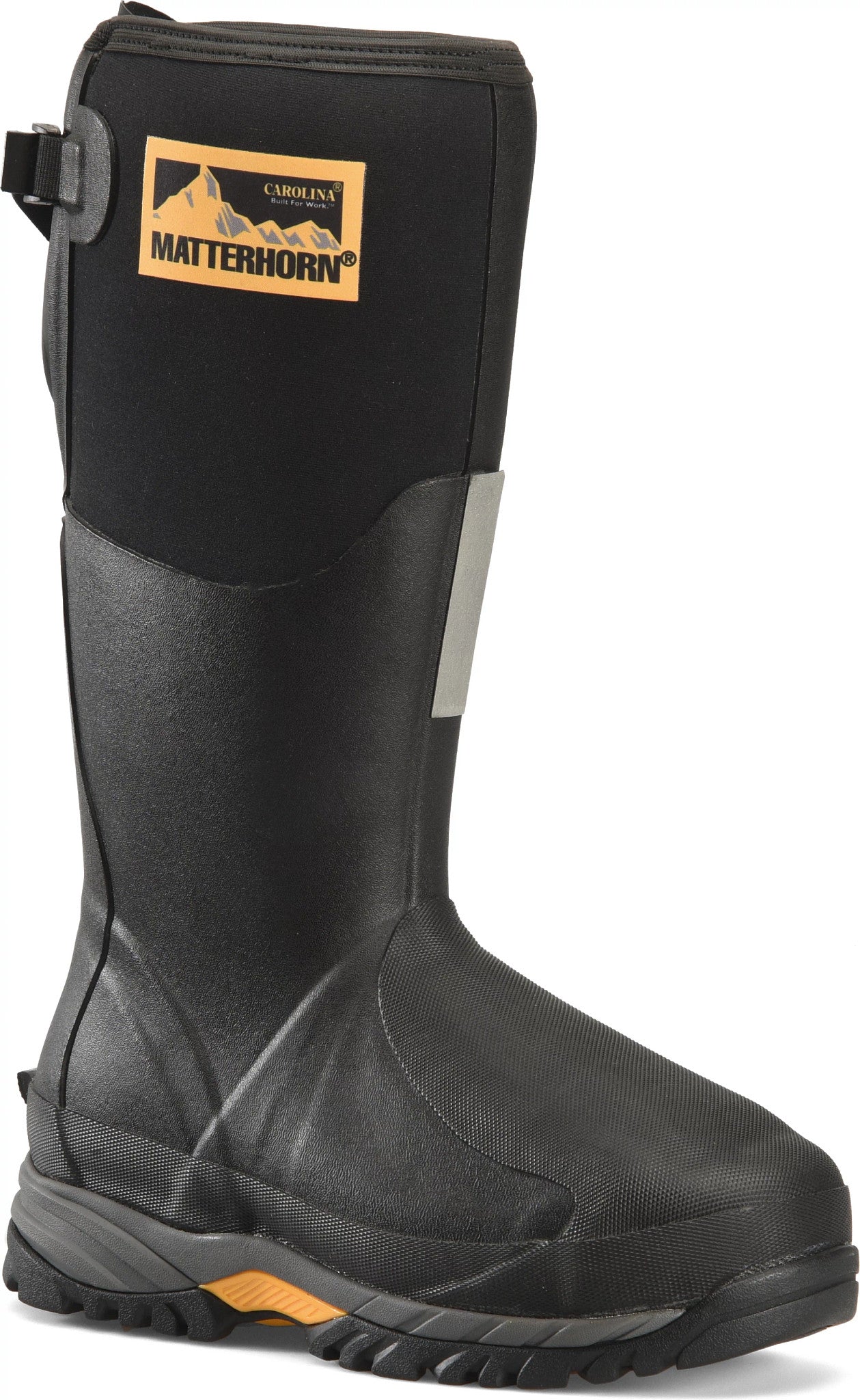 Carolina Boot Matterhorn Mud Jumper 15" Met Guard Steel Toe Waterproof Work Boot Black
