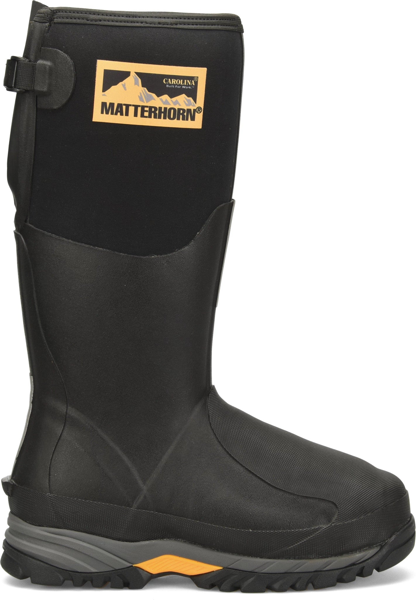 Carolina Boot Matterhorn Mud Jumper 15" Met Guard Steel Toe Waterproof Work Boot Black
