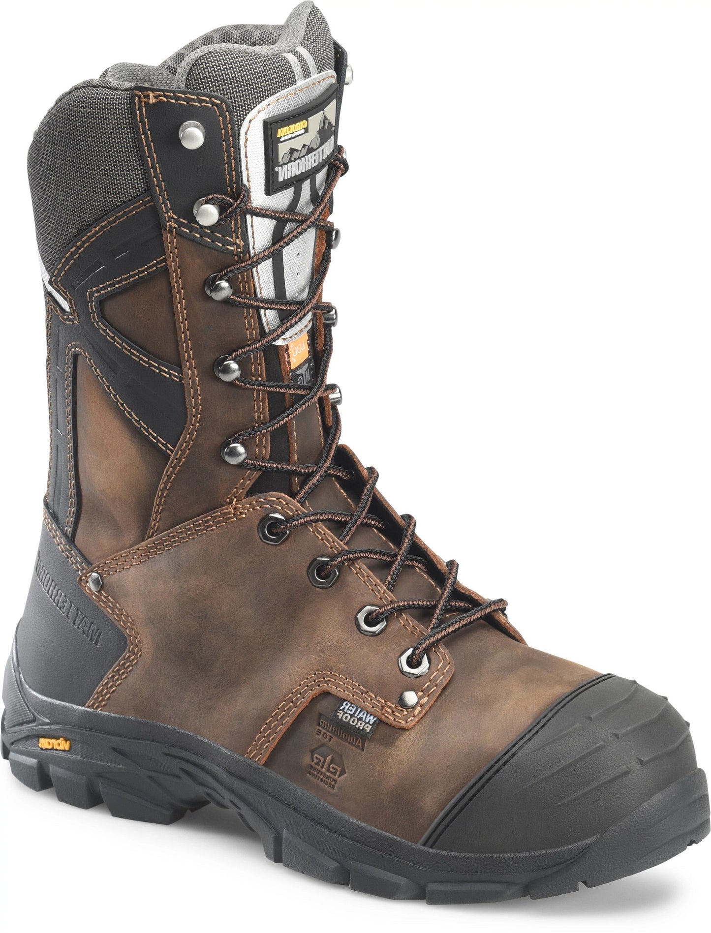 Carolina Boot Men’s 10” Lightweight Wp Aluminum Toe D3o Internal Met Guard Dark Brown